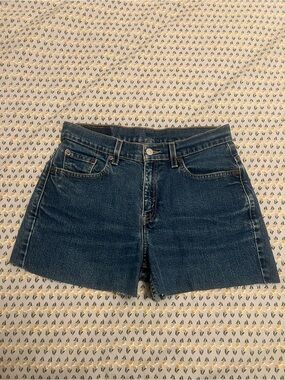 Classic Dark Blue Denim Women’s Shorts